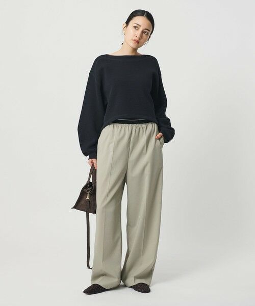 BEAUTY&YOUTH UNITED ARROWS / ビューティー&ユース ユナイテッドアローズ その他パンツ | ラインゴム ワイドパンツ ウォッシャブル 防シワ | 詳細22