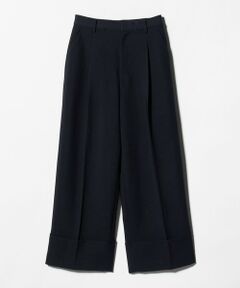 BEAUTY&YOUTH UNITED ARROWS / ビューティー&ユース ユナイテッドアローズ スラックス・ドレスパンツ | ポリエステルブレンド ツイル ワイドヘムパンツ