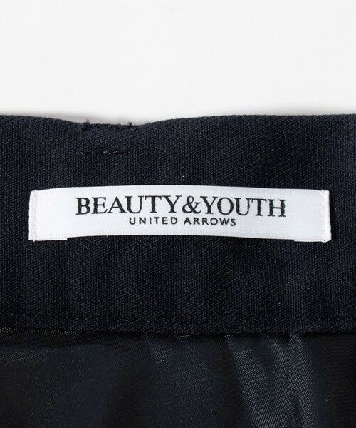 BEAUTY&YOUTH UNITED ARROWS / ビューティー&ユース ユナイテッドアローズ スラックス・ドレスパンツ | ポリエステルブレンド ツイル ワイドヘムパンツ | 詳細8