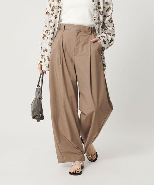 BEAUTY&YOUTH UNITED ARROWS / ビューティー&ユース ユナイテッドアローズ その他パンツ | タック カーブパンツ ウォッシャブル | 詳細15