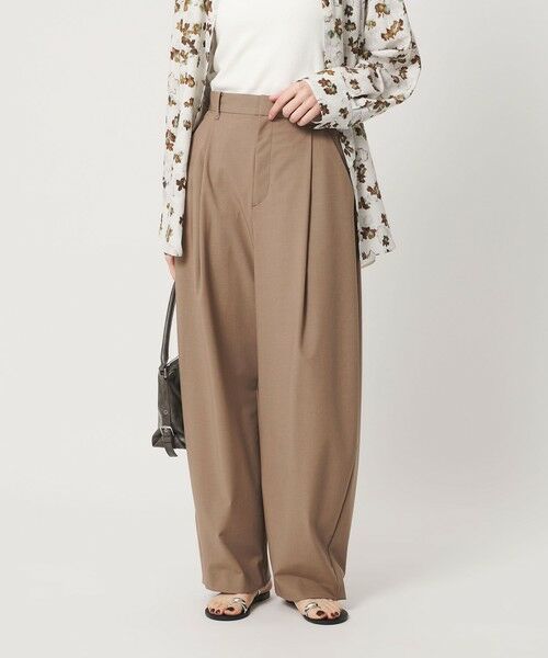 BEAUTY&YOUTH UNITED ARROWS / ビューティー&ユース ユナイテッドアローズ その他パンツ | タック カーブパンツ ウォッシャブル | 詳細16