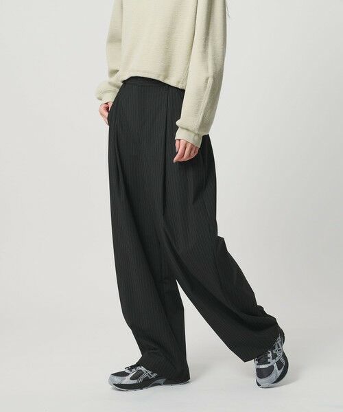 BEAUTY&YOUTH UNITED ARROWS / ビューティー&ユース ユナイテッドアローズ その他パンツ | タック カーブパンツ ウォッシャブル | 詳細24