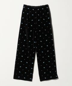 BEAUTY&YOUTH UNITED ARROWS / ビューティー&ユース ユナイテッドアローズ その他パンツ | エンブロイダリー ベロアイージーパンツ ウォッシャブル