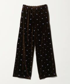 BEAUTY&YOUTH UNITED ARROWS / ビューティー&ユース ユナイテッドアローズ その他パンツ | エンブロイダリー ベロアイージーパンツ ウォッシャブル
