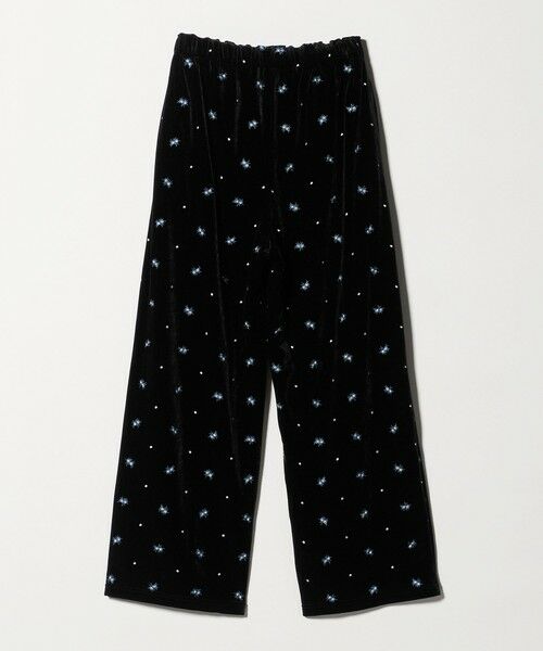 BEAUTY&YOUTH UNITED ARROWS / ビューティー&ユース ユナイテッドアローズ その他パンツ | エンブロイダリー ベロアイージーパンツ ウォッシャブル | 詳細1