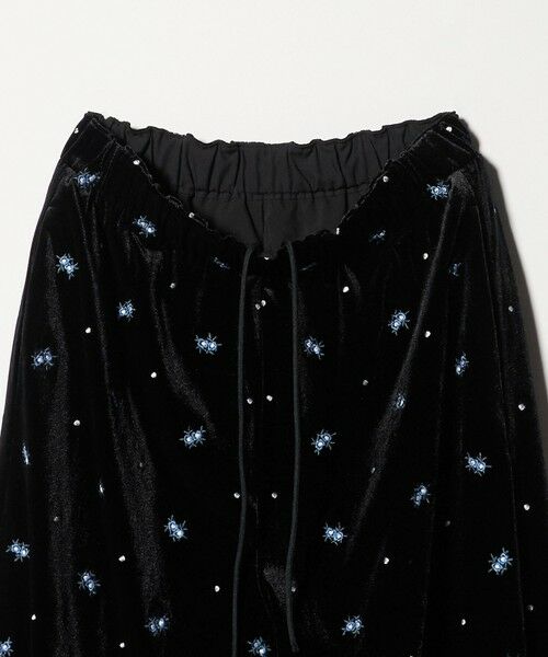 BEAUTY&YOUTH UNITED ARROWS / ビューティー&ユース ユナイテッドアローズ その他パンツ | エンブロイダリー ベロアイージーパンツ ウォッシャブル | 詳細3