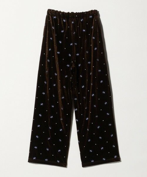 BEAUTY&YOUTH UNITED ARROWS / ビューティー&ユース ユナイテッドアローズ その他パンツ | エンブロイダリー ベロアイージーパンツ ウォッシャブル | 詳細5