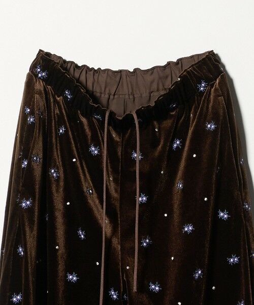 BEAUTY&YOUTH UNITED ARROWS / ビューティー&ユース ユナイテッドアローズ その他パンツ | エンブロイダリー ベロアイージーパンツ ウォッシャブル | 詳細8