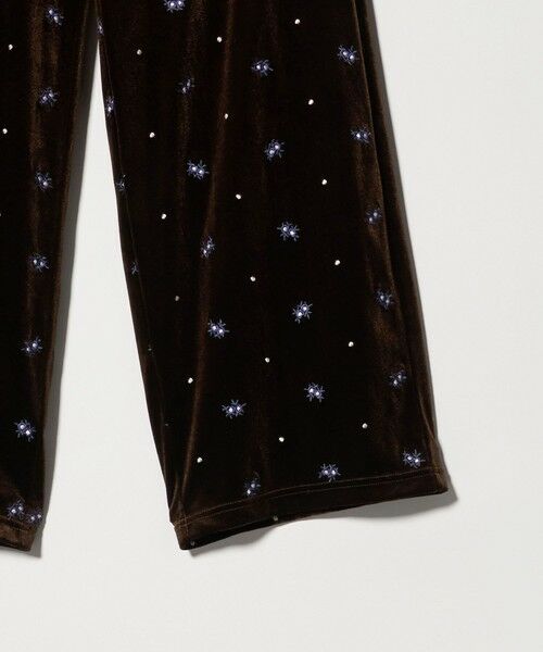 BEAUTY&YOUTH UNITED ARROWS / ビューティー&ユース ユナイテッドアローズ その他パンツ | エンブロイダリー ベロアイージーパンツ ウォッシャブル | 詳細9
