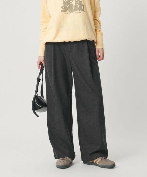 BEAUTY&YOUTH UNITED ARROWS / ビューティー&ユース ユナイテッドアローズ その他パンツ | ウールブレンド ツイルバックゴムパンツ 2 ウォッシャブル | 詳細2