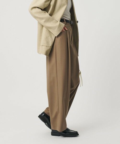 BEAUTY&YOUTH UNITED ARROWS / ビューティー&ユース ユナイテッドアローズ その他パンツ | ウールブレンド ツイルバックゴムパンツ 2 ウォッシャブル | 詳細10