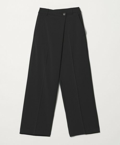 BEAUTY&YOUTH UNITED ARROWS / ビューティー&ユース ユナイテッドアローズ スラックス・ドレスパンツ | 【WEB限定 Wardrobe DAILY MINIMAL】ダブルクロス ラップパンツ ウォッシャブル | 詳細3