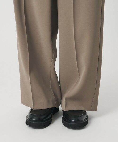 BEAUTY&YOUTH UNITED ARROWS / ビューティー&ユース ユナイテッドアローズ スラックス・ドレスパンツ | 【WEB限定 Wardrobe DAILY MINIMAL】ダブルクロス ラップパンツ ウォッシャブル | 詳細17