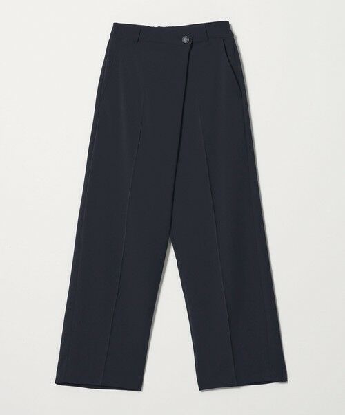 BEAUTY&YOUTH UNITED ARROWS / ビューティー&ユース ユナイテッドアローズ スラックス・ドレスパンツ | 【WEB限定 Wardrobe DAILY MINIMAL】ダブルクロス ラップパンツ ウォッシャブル | 詳細23