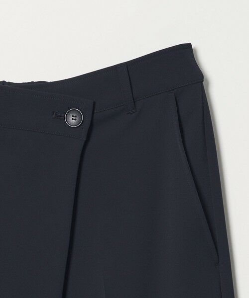 BEAUTY&YOUTH UNITED ARROWS / ビューティー&ユース ユナイテッドアローズ スラックス・ドレスパンツ | 【WEB限定 Wardrobe DAILY MINIMAL】ダブルクロス ラップパンツ ウォッシャブル | 詳細25