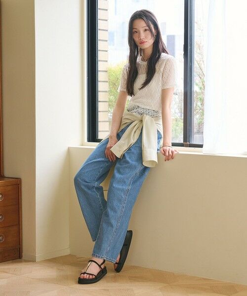 BEAUTY&YOUTH UNITED ARROWS / ビューティー&ユース ユナイテッドアローズ デニムパンツ | 【WEB限定】カーブ デニムパンツ | 詳細12