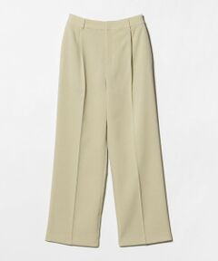 BEAUTY&YOUTH UNITED ARROWS / ビューティー&ユース ユナイテッドアローズ スラックス・ドレスパンツ | 【WEB限定 Wardrobe DAILY MINIMAL】メランジ タックストレートパンツ ウォッシャブル