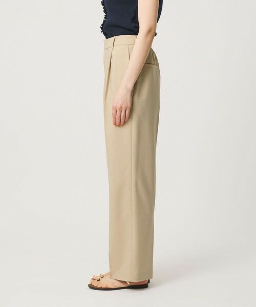 BEAUTY&YOUTH UNITED ARROWS / ビューティー&ユース ユナイテッドアローズ スラックス・ドレスパンツ | 【WEB限定 Wardrobe DAILY MINIMAL】メランジ タックストレートパンツ ウォッシャブル | 詳細10