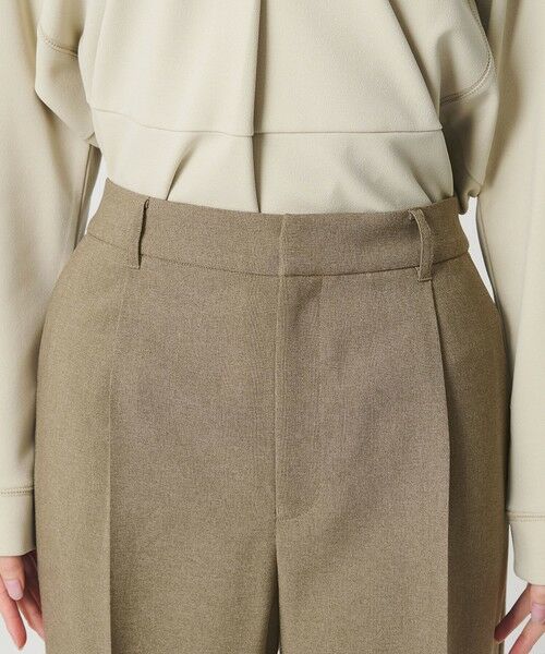 BEAUTY&YOUTH UNITED ARROWS / ビューティー&ユース ユナイテッドアローズ スラックス・ドレスパンツ | 【WEB限定 Wardrobe DAILY MINIMAL】メランジ タックストレートパンツ ウォッシャブル | 詳細18