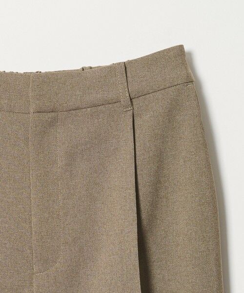BEAUTY&YOUTH UNITED ARROWS / ビューティー&ユース ユナイテッドアローズ スラックス・ドレスパンツ | 【WEB限定 Wardrobe DAILY MINIMAL】メランジ タックストレートパンツ ウォッシャブル | 詳細25