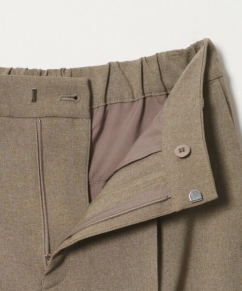 BEAUTY&YOUTH UNITED ARROWS / ビューティー&ユース ユナイテッドアローズ スラックス・ドレスパンツ | 【WEB限定 Wardrobe DAILY MINIMAL】メランジ タックストレートパンツ ウォッシャブル | 詳細28