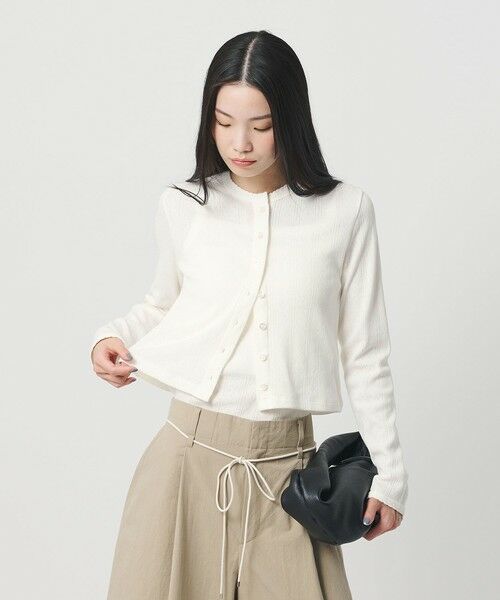 BEAUTY&YOUTH UNITED ARROWS / ビューティー&ユース ユナイテッドアローズ タンクトップ | コットン パターンメッシュ キャミソール | 詳細2