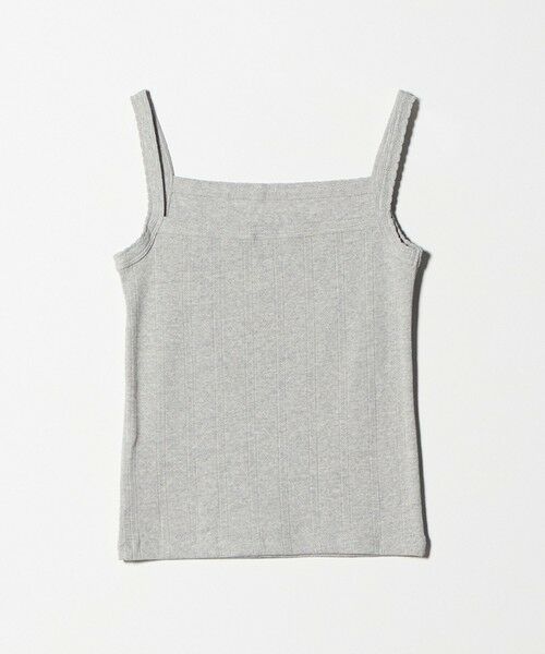 BEAUTY&YOUTH UNITED ARROWS / ビューティー&ユース ユナイテッドアローズ タンクトップ | コットン パターンメッシュ キャミソール | 詳細20