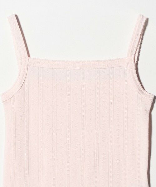 BEAUTY&YOUTH UNITED ARROWS / ビューティー&ユース ユナイテッドアローズ タンクトップ | コットン パターンメッシュ キャミソール | 詳細13
