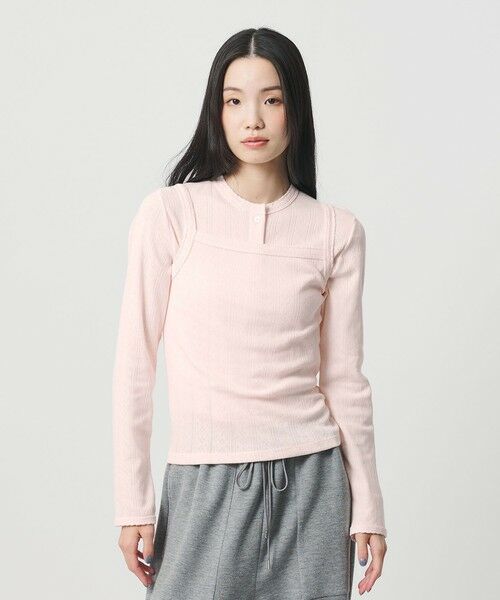 BEAUTY&YOUTH UNITED ARROWS / ビューティー&ユース ユナイテッドアローズ タンクトップ | コットン パターンメッシュ キャミソール | 詳細25