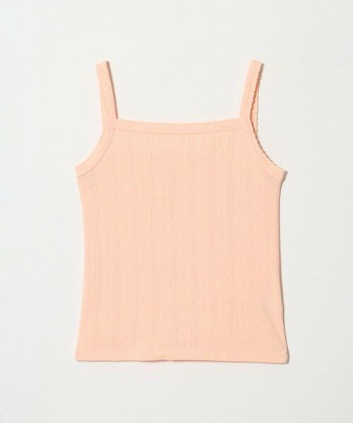 BEAUTY&YOUTH UNITED ARROWS / ビューティー&ユース ユナイテッドアローズ タンクトップ | コットン パターンメッシュ キャミソール(SHERBET)