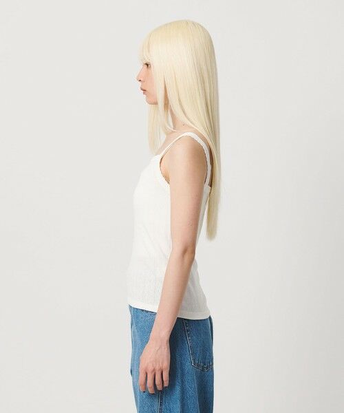 BEAUTY&YOUTH UNITED ARROWS / ビューティー&ユース ユナイテッドアローズ タンクトップ | コットン パターンメッシュ キャミソール | 詳細29