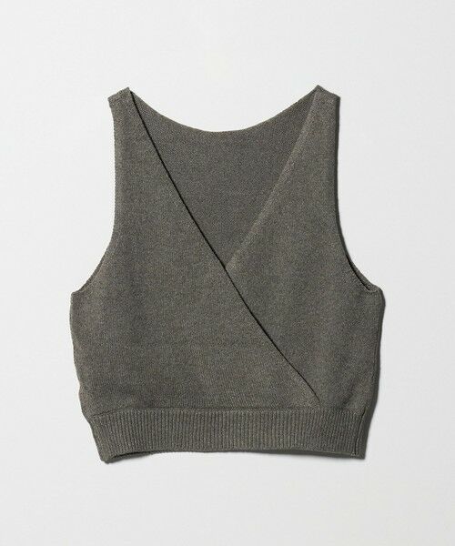 BEAUTY&YOUTH UNITED ARROWS / ビューティー&ユース ユナイテッドアローズ ベスト | コットン麻ブレンド カシュクール 2WAYニットベスト  ウォッシャブル | 詳細3