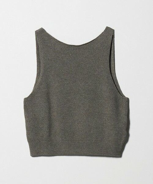 BEAUTY&YOUTH UNITED ARROWS / ビューティー&ユース ユナイテッドアローズ ベスト | コットン麻ブレンド カシュクール 2WAYニットベスト  ウォッシャブル | 詳細1