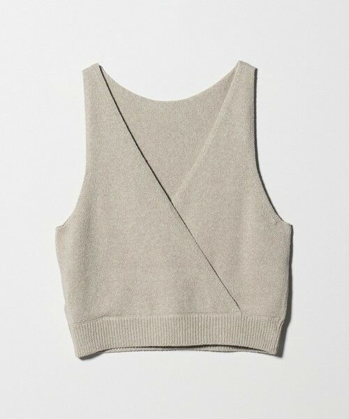 BEAUTY&YOUTH UNITED ARROWS / ビューティー&ユース ユナイテッドアローズ ベスト | コットン麻ブレンド カシュクール 2WAYニットベスト  ウォッシャブル | 詳細10
