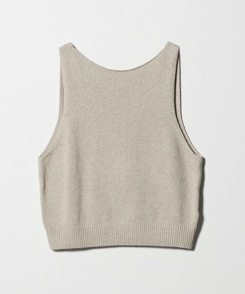BEAUTY&YOUTH UNITED ARROWS / ビューティー&ユース ユナイテッドアローズ ベスト | コットン麻ブレンド カシュクール 2WAYニットベスト  ウォッシャブル（BEIGE）