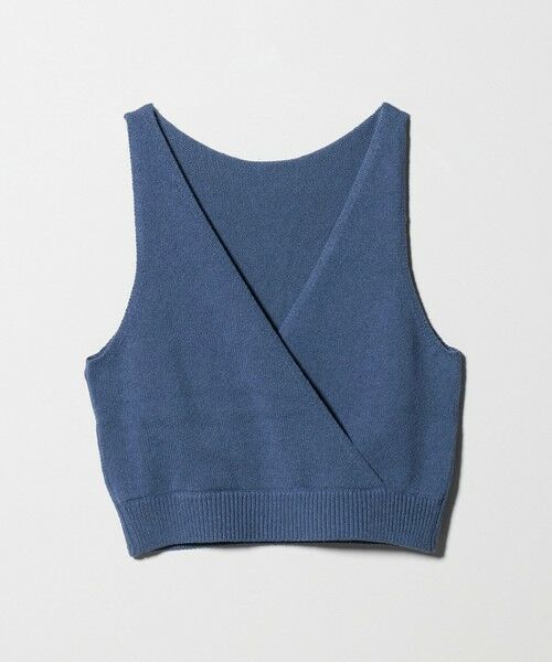 BEAUTY&YOUTH UNITED ARROWS / ビューティー&ユース ユナイテッドアローズ ベスト | コットン麻ブレンド カシュクール 2WAYニットベスト  ウォッシャブル | 詳細7