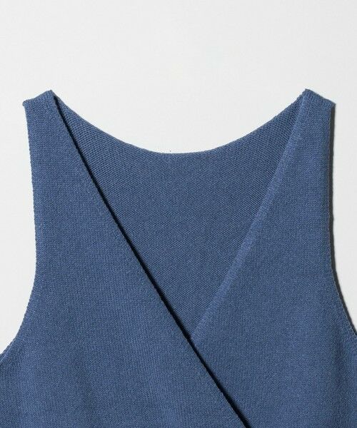 BEAUTY&YOUTH UNITED ARROWS / ビューティー&ユース ユナイテッドアローズ ベスト | コットン麻ブレンド カシュクール 2WAYニットベスト  ウォッシャブル | 詳細10