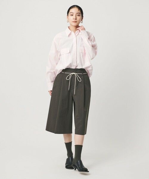 BEAUTY&YOUTH UNITED ARROWS / ビューティー&ユース ユナイテッドアローズ ショート・ハーフ・半端丈パンツ | コットン タック ストリング ハーフパンツ | 詳細2