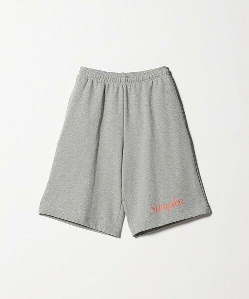 BEAUTY&YOUTH UNITED ARROWS / ビューティー&ユース ユナイテッドアローズ ショート・ハーフ・半端丈パンツ | 【別注】＜Samplee＞プリント ハーフパンツ（LT.GRAY）