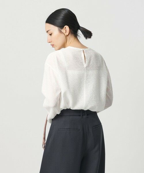 BEAUTY&YOUTH UNITED ARROWS / ビューティー&ユース ユナイテッドアローズ シャツ・ブラウス | ピンドット シアージャガード ブラウス ウォッシャブル | 詳細2