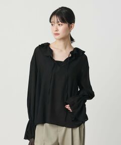 BEAUTY&YOUTH UNITED ARROWS / ビューティー&ユース ユナイテッドアローズ シャツ・ブラウス | ラッフル スキッパーブラウス