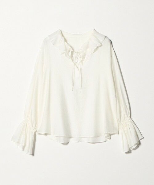 BEAUTY&YOUTH UNITED ARROWS / ビューティー&ユース ユナイテッドアローズ シャツ・ブラウス | ラッフル スキッパーブラウス | 詳細9