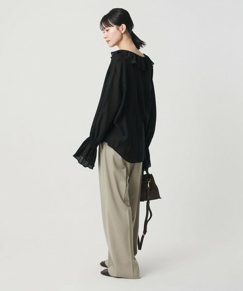 BEAUTY&YOUTH UNITED ARROWS / ビューティー&ユース ユナイテッドアローズ シャツ・ブラウス | ラッフル スキッパーブラウス | 詳細16