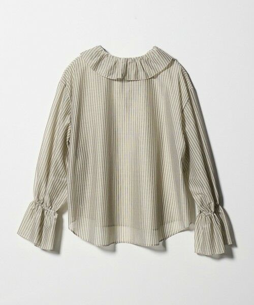 BEAUTY&YOUTH UNITED ARROWS / ビューティー&ユース ユナイテッドアローズ シャツ・ブラウス | ストライプ ラッフル スキッパーブラウス ウォッシャブル | 詳細8