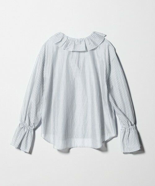 BEAUTY&YOUTH UNITED ARROWS / ビューティー&ユース ユナイテッドアローズ シャツ・ブラウス | ストライプ ラッフル スキッパーブラウス ウォッシャブル | 詳細16