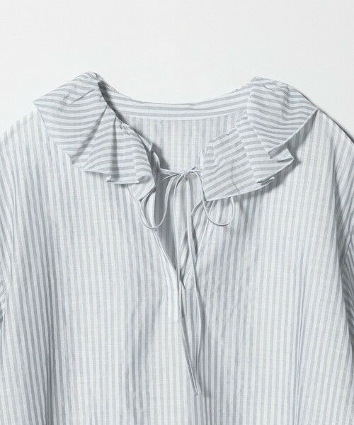 BEAUTY&YOUTH UNITED ARROWS / ビューティー&ユース ユナイテッドアローズ シャツ・ブラウス | ストライプ ラッフル スキッパーブラウス ウォッシャブル | 詳細17