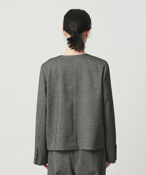 BEAUTY&YOUTH UNITED ARROWS / ビューティー&ユース ユナイテッドアローズ ノーカラージャケット | ツイードライク ノーカラージャケット | 詳細22