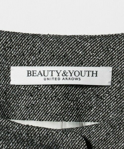 BEAUTY&YOUTH UNITED ARROWS / ビューティー&ユース ユナイテッドアローズ ノーカラージャケット | ツイードライク ノーカラージャケット | 詳細30