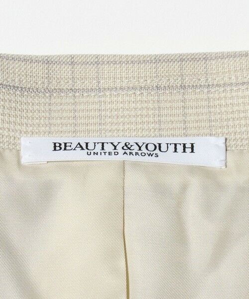 BEAUTY&YOUTH UNITED ARROWS / ビューティー&ユース ユナイテッドアローズ テーラードジャケット | ポリエステルブレンド チェック テーラードジャケット | 詳細18