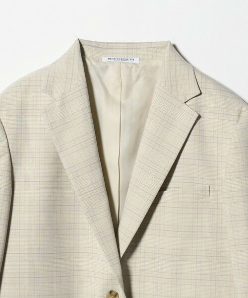 BEAUTY&YOUTH UNITED ARROWS / ビューティー&ユース ユナイテッドアローズ テーラードジャケット | ポリエステルブレンド チェック テーラードジャケット | 詳細2